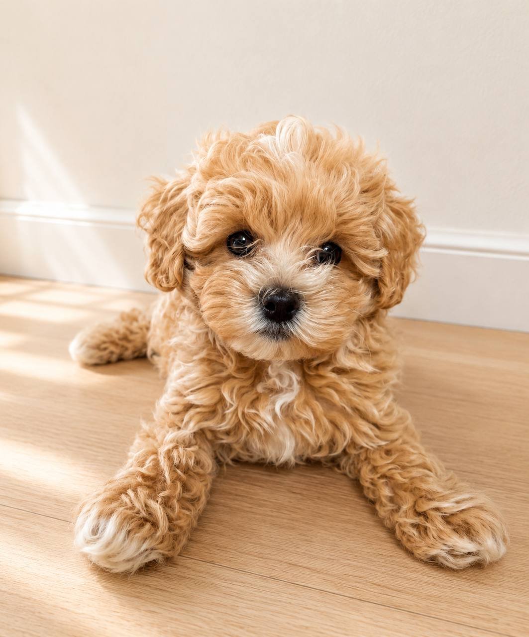 Pearl, available apricot female Toy Maltipoo puppy
